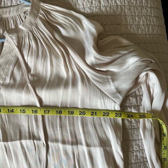 Satin V-Neck Top - Picture 6 of 7